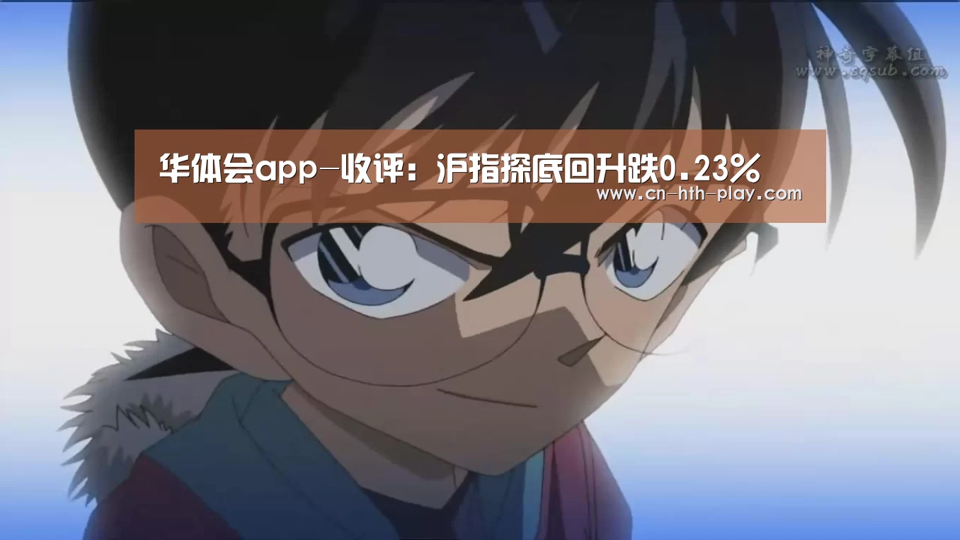 华体会app-收评：沪指探底回升跌0.23%(图4)